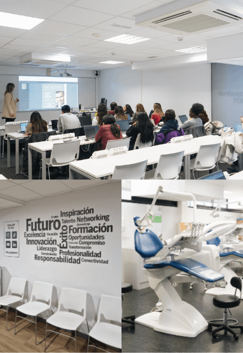 Aulas del campus de Barcelona