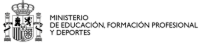 Logo Ministerio de Educación, Formación Profesional y Deportes